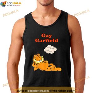 Gay Garfield Mmm Lasagna And Cock Shirt 2
