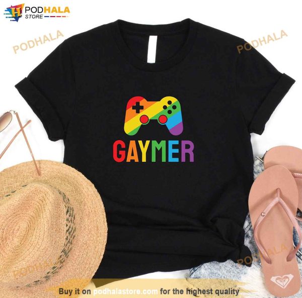 Gaymer Shirt, Pride Month TShirt, Lgbt T-Shirt, LGBTQ Pride Shirt