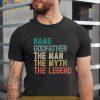 Godfather The Man The Myth The Legend Shirt, Custom Name Godfather Shirt