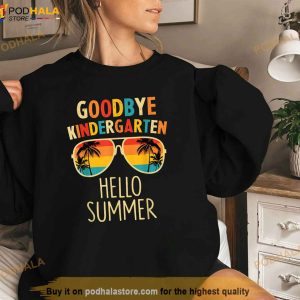 Goodbye Kindergarten Hello Summer Last Day Graduation Boys Shirt