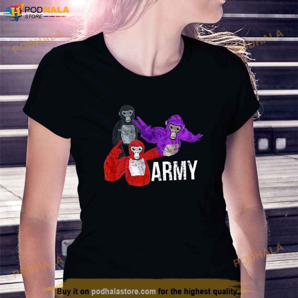 Gorilla Tag Merch for Kids VR Gamer Tee Adult Teens Shirt