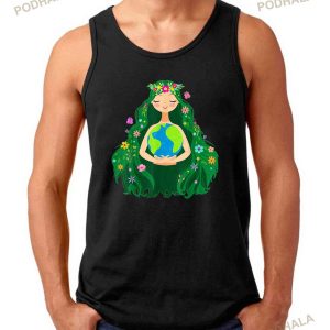 Green Mother Earth Day Gaia Save Our Planet Women Girl Kids Shirt 2