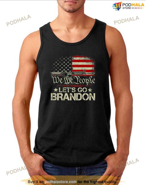 Gun Flag Lets Go Branson Brandon Lets Go BransonShirt