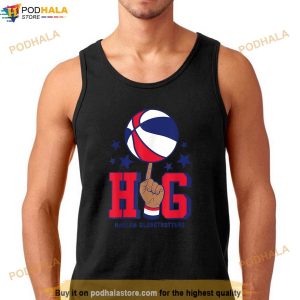 Harlem Globetrotters Hg Basketball On Finger Shirt 2