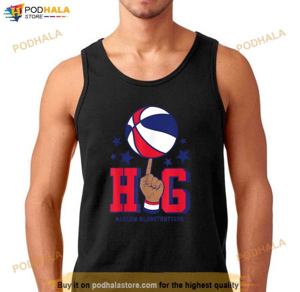 Harlem Globetrotters HG Basketball On Finger Shirt