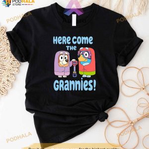 Her Come The Grannies Shirt, Janet And Rita TShirt, Bluey Family Shirt