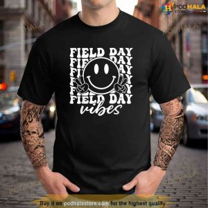 Hippie Field Day Vibes For Teacher Kids Field Day 2023 Shirt