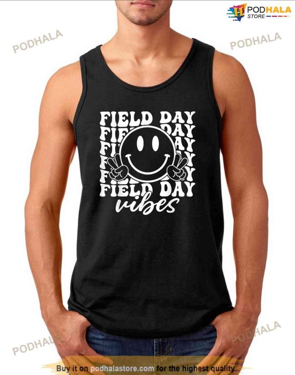 Hippie Field Day Vibes For Teacher Kids Field Day 2023 Shirt