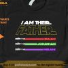 I Am Their Father Custom Name Kids Shirt, Star Wars Personalized Gifts For Dad