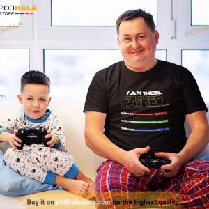 I Am Their Father Custom Name Kids Tshirt Star Wars Personalized Gifts For Dad