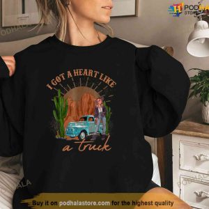 I Got A Heart Like A Truck Western Cowgirl Western Country Shirt 2