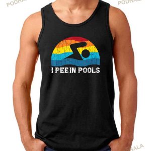 I Pee In Pools Funny Swimmer Swimming Coach Player Graphic Shirt