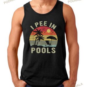 I Pee in Pools Sarcastic Sayings for Pools Lovers Retro Shirt