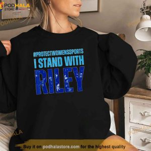 I Stand With Riley Shirt Protect Womens Sports Female Athletes Shirt 3