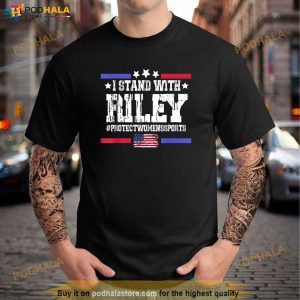 I Stand With Riley Shirt Save Womens Sports Shirt 3