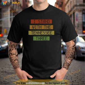 I Stand With the Tennessee Three Retro Women Mens Shirt