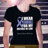 I Wear Periwinkle For My Mother In Law Stomach Cancer Shirt
