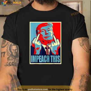 Impeach This Trump Shirt I Stand With Trump American Flag T Shirt 1