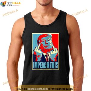 Impeach This Trump Shirt I Stand With Trump American Flag T Shirt 2