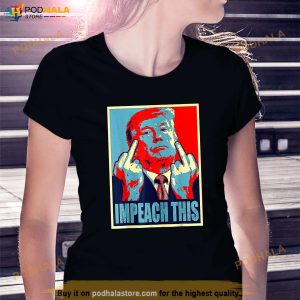Impeach This Trump Shirt I Stand With Trump American Flag T Shirt 3