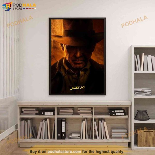 Indiana Jones and the Dial of Destiny Poster, Indiana Jones 5 Movies Wall Decor
