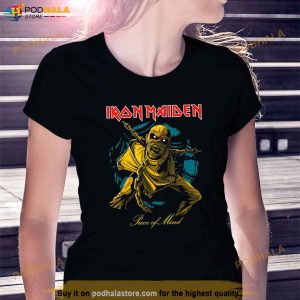 Iron Maiden Pom Gold Eddie Shirt 2