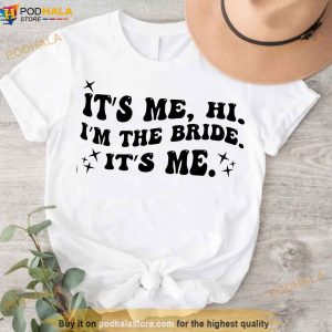Its Me Hi Im The Bride Its Me Retro Groovy Bride Shirt Gift For Bride 2