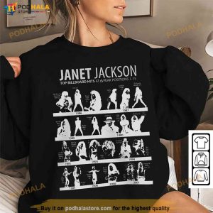 Janet Jackson Music Tee, Together Again Tour 2023 Sweatshirt, Pop Music Concert