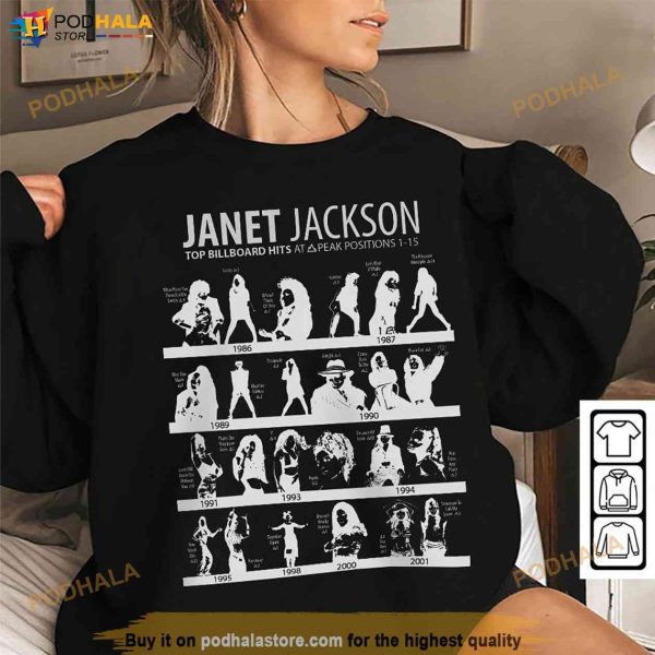 Janet Jackson Music Shirt, Together Again Tour 2023 Sweatshirt, Pop Music Concert