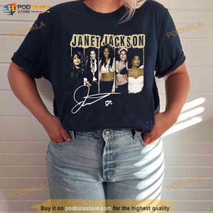 Janet Jackson Signature Shirt, Janet Jackson TogetherAgain Tour 2023 Gift