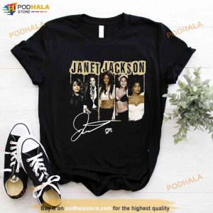 Janet Jackson Signature Shirt Janet Jackson Togetheragain Tour 2023 Gift 3