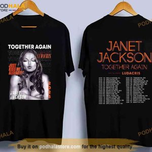 Janet Jackson Together Again 2023 Tour T-Shirt, Janet Shirt For