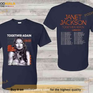 Janet Jackson Together Again 2023 Tour T-Shirt, Janet Shirt For Fan ...