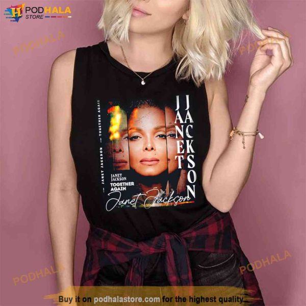 Janet Jackson Together Again Tour 2023 Tank Top, Janet Jackson Gift For Fans