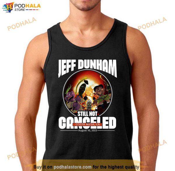 Jeff Dunham Shirt, Costa Mesa CA August 10 2023 Still Not Canceled Tour