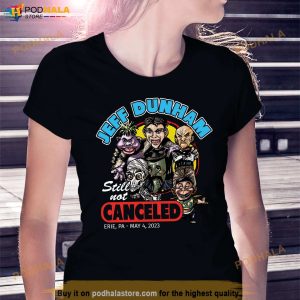 Jeff Dunham Tour Shirt, Erie PA May 4 Still Not Canceled 2023 Merch