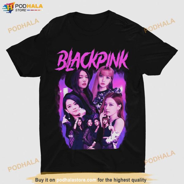 Jisoo Jennie Rose Lisa BlackPink Kpop Shirt, Kpop Korea Pop Blackpink Merch