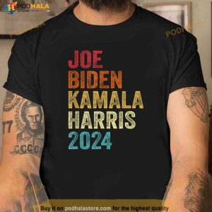 Joe Biden Kamala Harris 2024 Retro Biden Harris 2024 Support Shirt