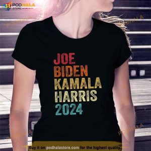 Joe Biden Kamala Harris 2024 Retro Biden Harris 2024 Support Shirt 3