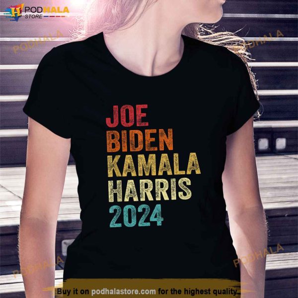 Joe Biden Kamala Harris 2024 Retro Biden Harris 2024 Support Shirt