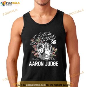 Just A Girl Who Loves Aaron Judge Shirt Womens Yankee Shirt 2