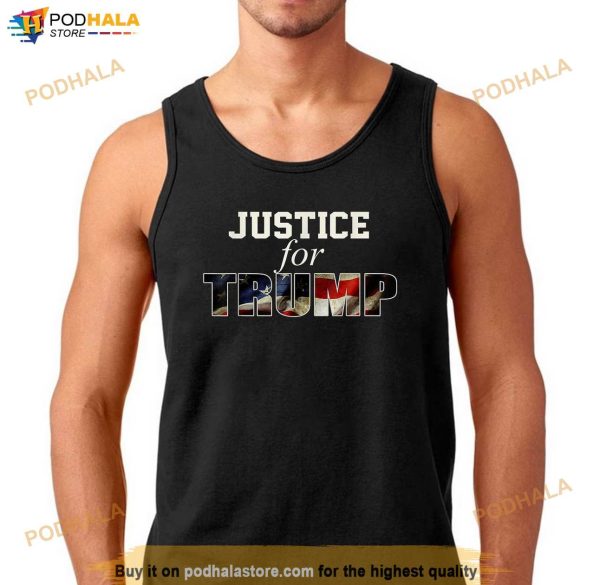 Justice for Trump Funny Donald Trump 2024 Election Costume T-Shirt