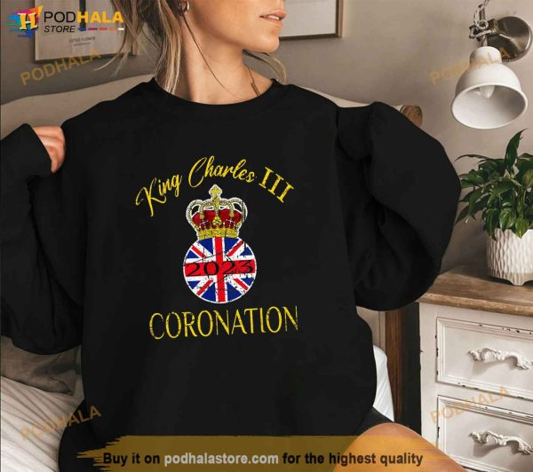 King Charles Coronation 2023 Distressed God Save King Shirt