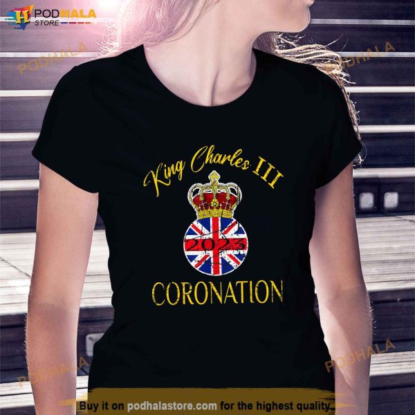 King Charles Coronation 2023 Distressed God Save King Shirt