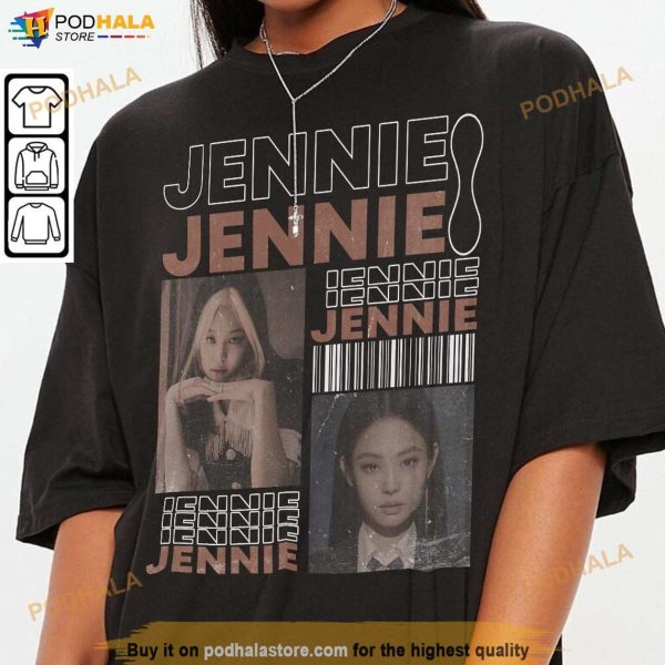 Kpop 90s Vintage Jennie Blackpink Shirt, Kpop Music Gift For BP Fans
