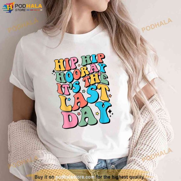 Last Day of School Hello Summer Teacher Shirts for Women Kid Shirt