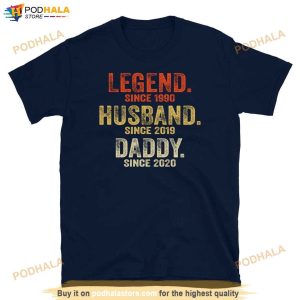 Legend Husband Daddy Papa Personalized Fathers Day Shirt 4