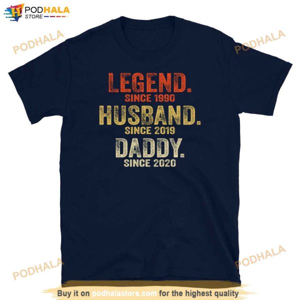 Legend Husband Daddy Papa Personalized Fathers Day Shirt