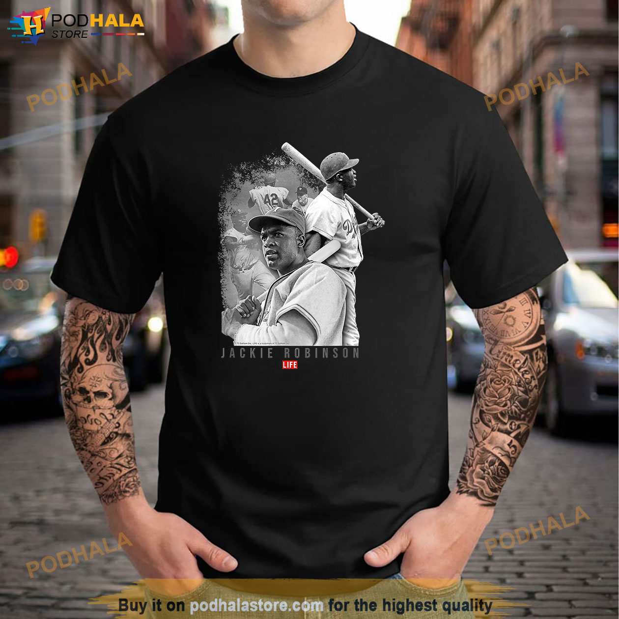 LIFE Picture Collection _ Jackie Robinson 03 _ Baseball Shirt