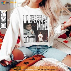 Lil Wayne Rap White Unisex Shirt, Lil Wayne Merch Tour 2023 For Fans